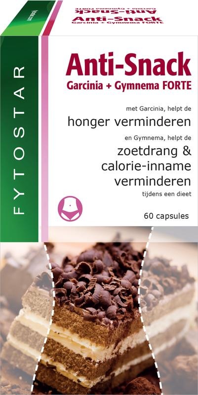 Fytostar Anti-snack garcinia & gymnema forte (60 tab) Top Merken Winkel